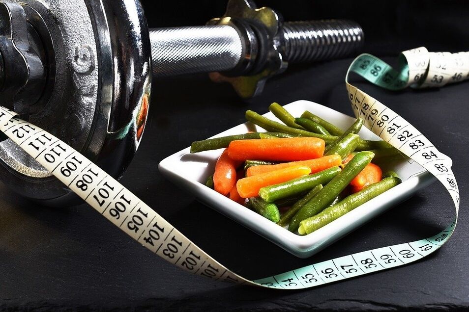 Deportes y verduras para perder peso