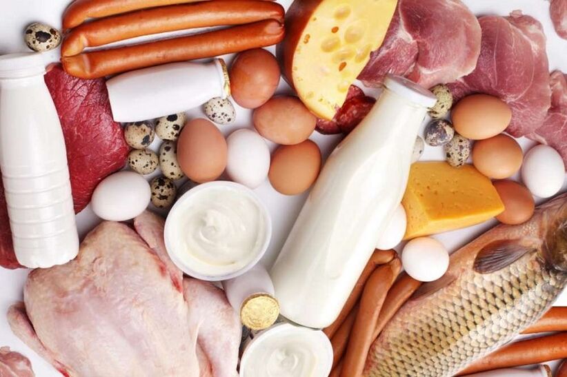 Alimentos proteicos para la dieta Dukan.