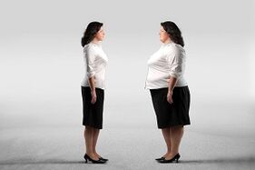 antes y después de perder peso con la dieta ducan