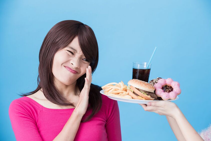 evitar los alimentos no saludables en una dieta no cetogénica