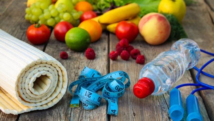 comida sana y centímetro para adelgazar con una nutrición adecuada