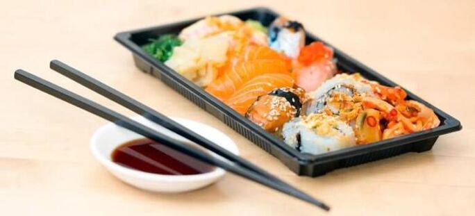 Comida dietética japonesa para adelgazar
