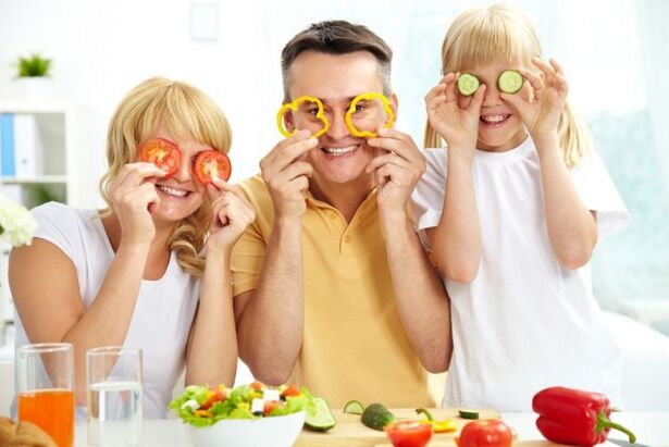 familia come verduras para la gastritis