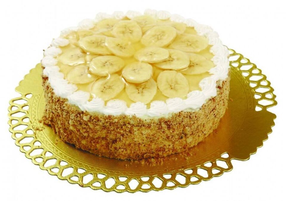 pastel de plátano para la pancreatitis