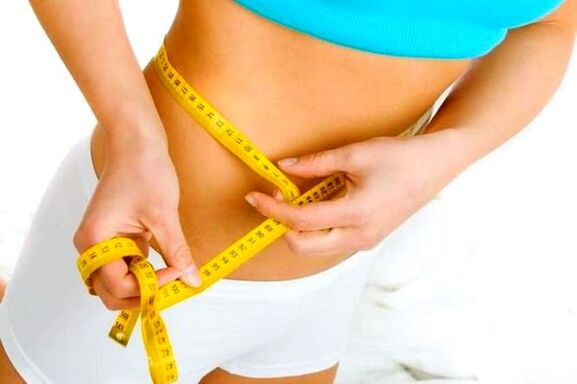 medición de la cintura mientras se pierde peso por semana en 7 kg
