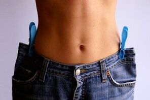 el resultado de perder peso con una dieta de kéfir