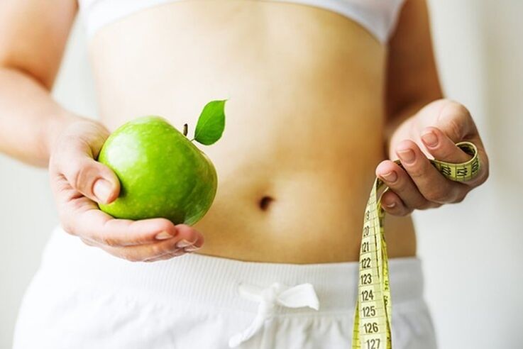 perder peso con la dieta de la manzana